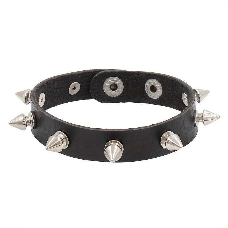 Goth 2025 spiked bracelet