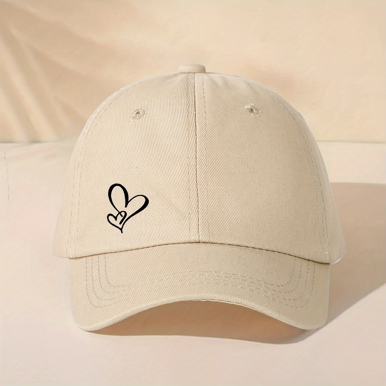 NWOT Double Heart Baseball Hat s-l400.jpg main image 4