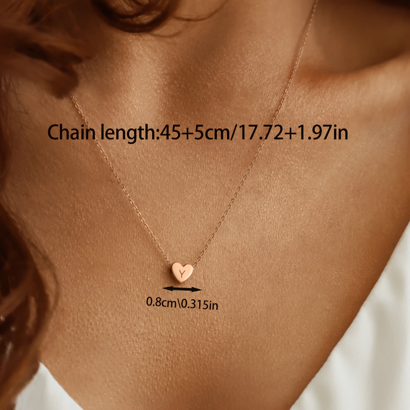 Women's Personalized Engraved Heart Pendant Necklace, Gift for Friends