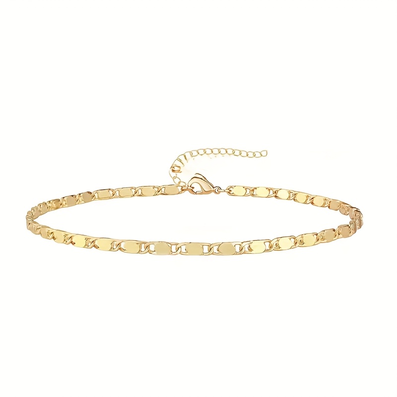 Light Luxury, Elegant, Cute, Golden Stainless Steel Leisure Vacation Party, Daily Wear Bracelet