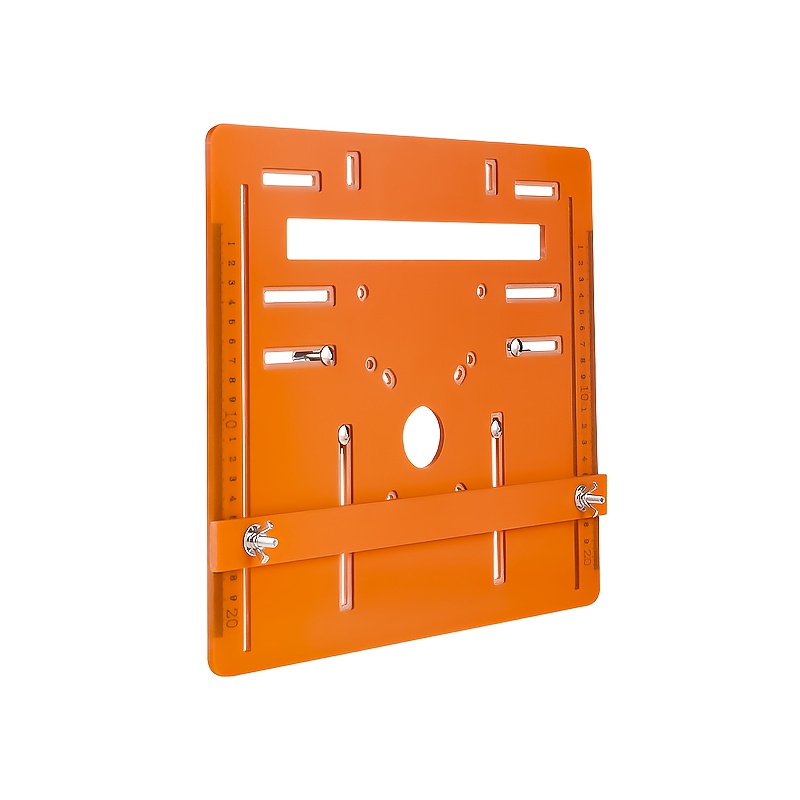 1pc universal cutting machine base plate kit 28 x 25cm woodworking circular saw bottom board 5mm thickness with laser scale adjustable positioning guide woodworking aid tool Product details 9