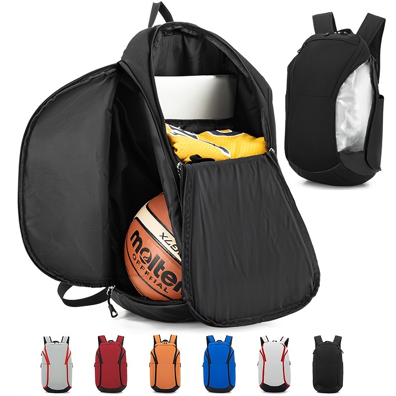 

Large Capacity Basketball Bag And Multifunctional Backpack With Dry And Wet Separation Storage Bag -b