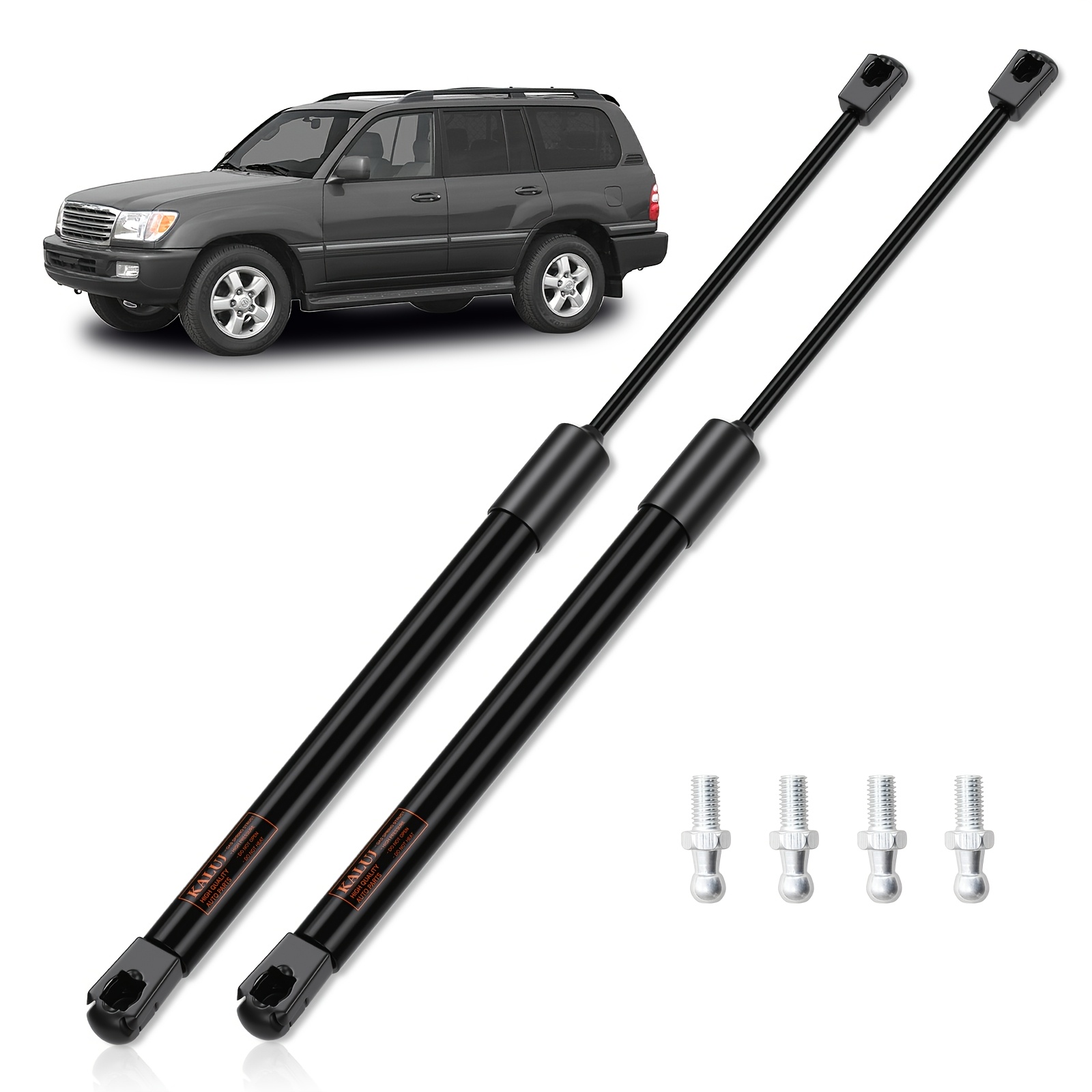 TEMU Kaluj 2pcs Front Hood Strut Lift Support Set For Land Cruiser 100 (j1) 1998-2007 For 1998-2007, Replacement # 4361 53450-69025