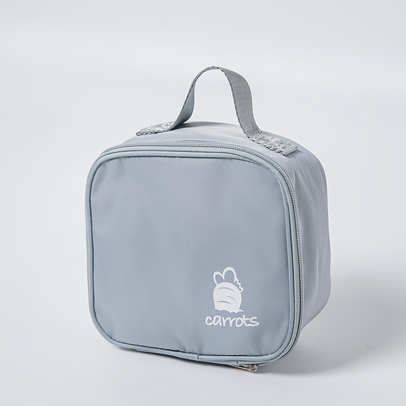 TEMU Small Mini Insulated Breakfast Bag, Thickened Aluminum Foil Insulated Lunch Box Bag, Portable Tote Bag, Bento Bag, Small Food Carrier Bag,