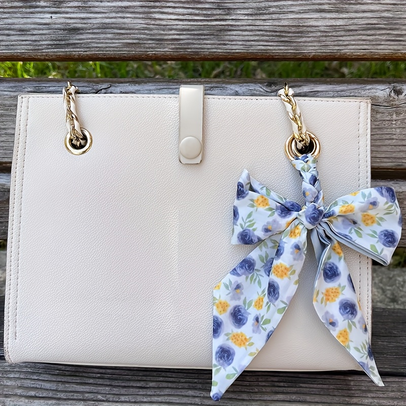 Elegant Bow Knot Keychain for Handbags and Wallets