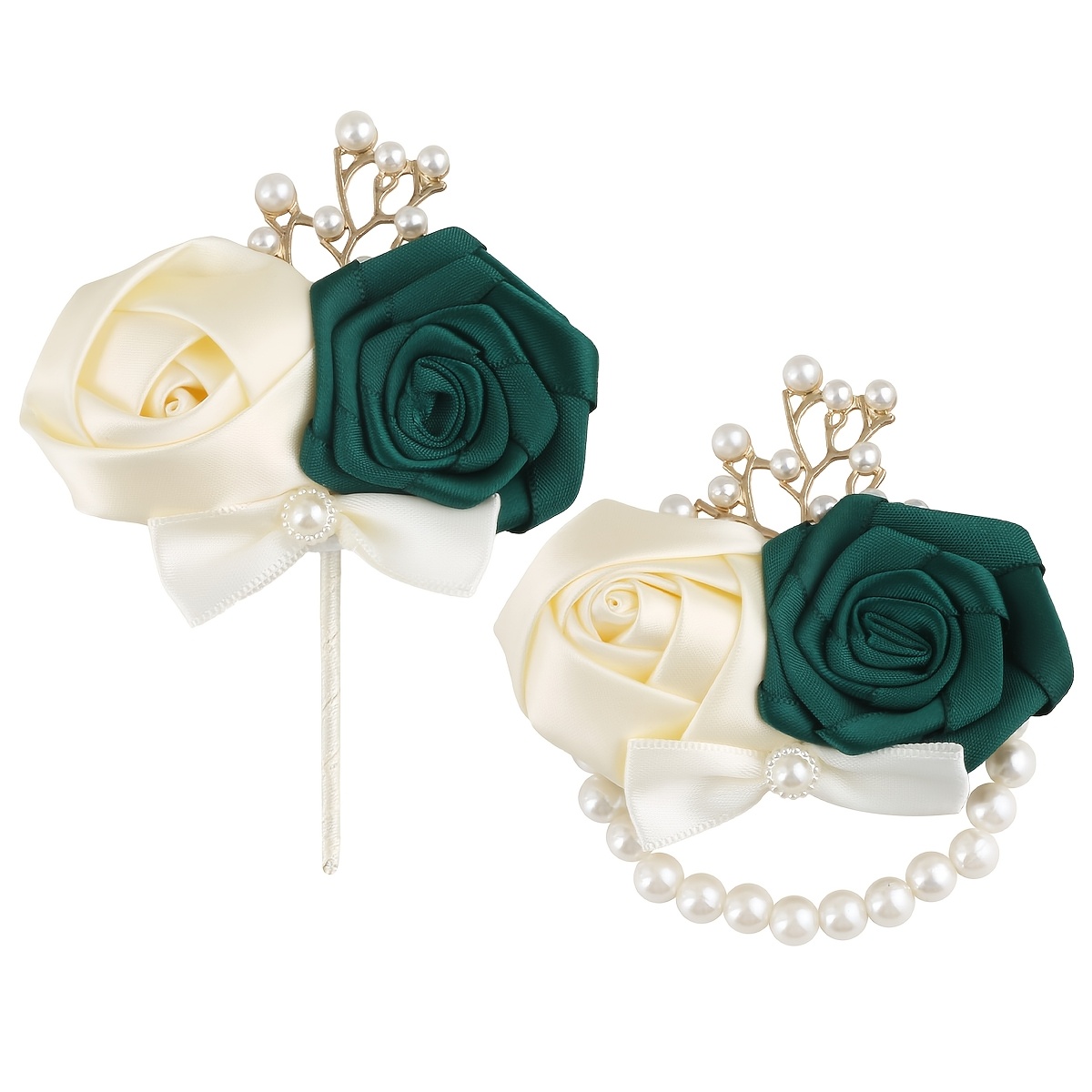 corsage green sold on Temu United States