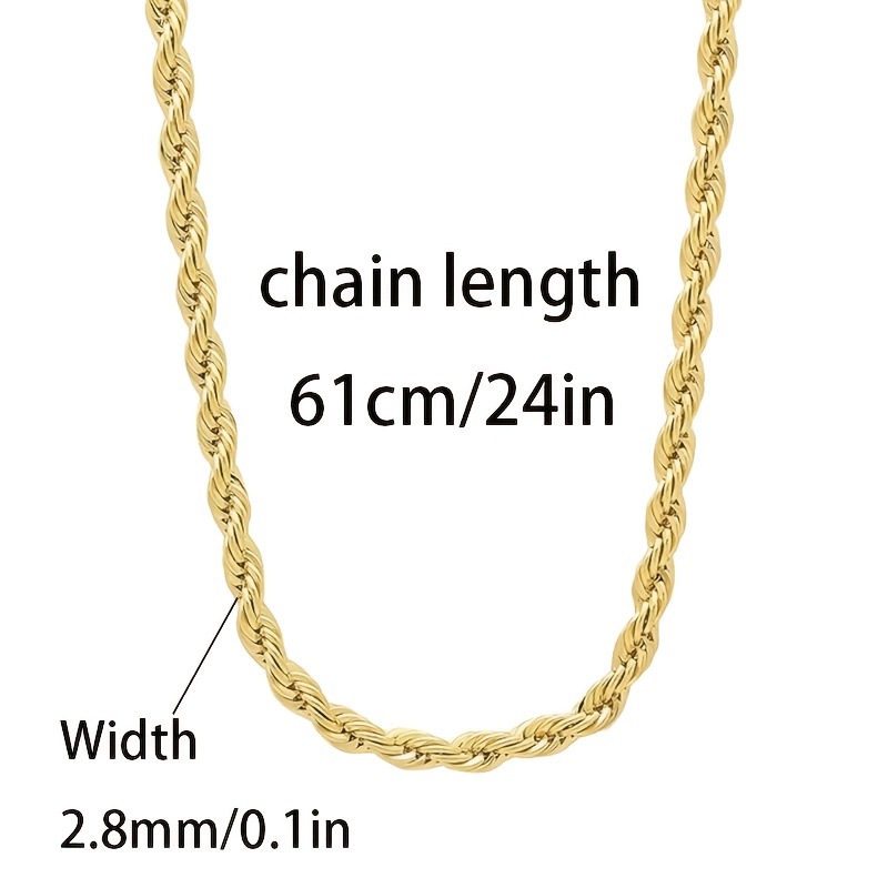 TEMU 925 Sterling Silvery Women's Fashion Necklace Twist Cut Woven Chain, Fashion Simple , Valentine's Day Anniversary Gift, Men And Women, Gift Box