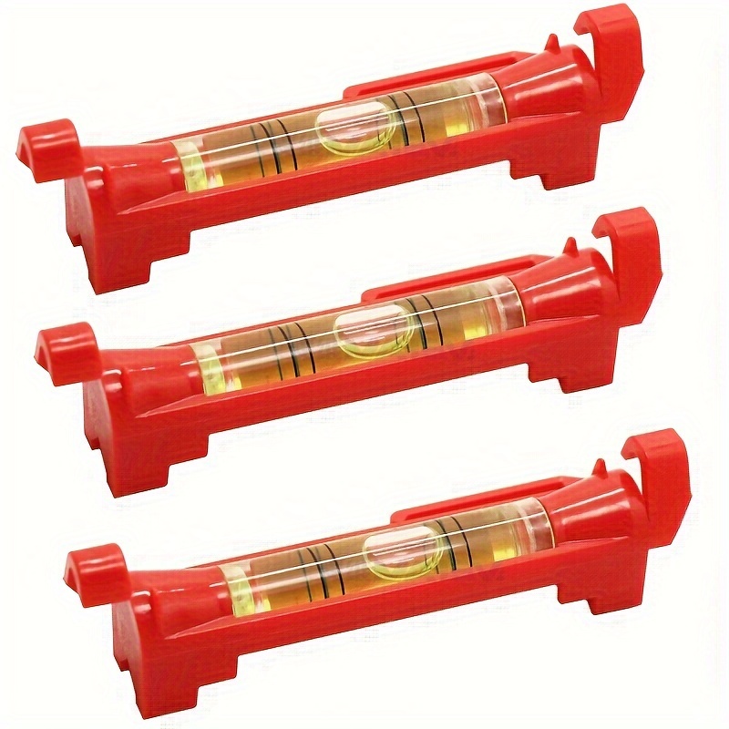TEMU 3pcs Hanging Bubble Line Level Tool Construction String Level Thread Level Small Horizontal Rope Bubble Spirit Levels For Leveling Ground, Brick