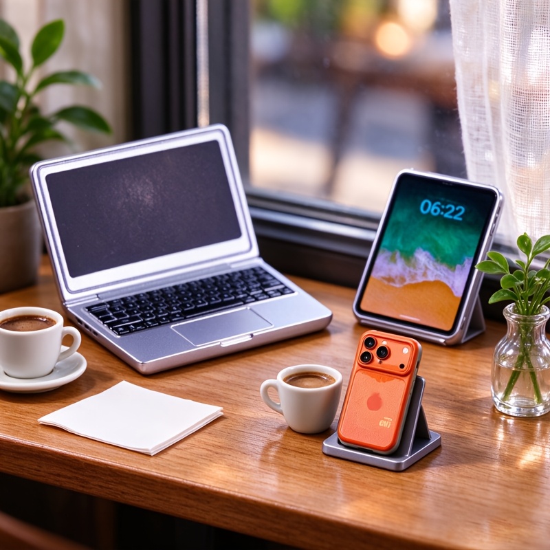TEMU 3pcs Set 1: 12 Scale Miniature Laptop Model Tablet Model Phone (random Phone Color)
