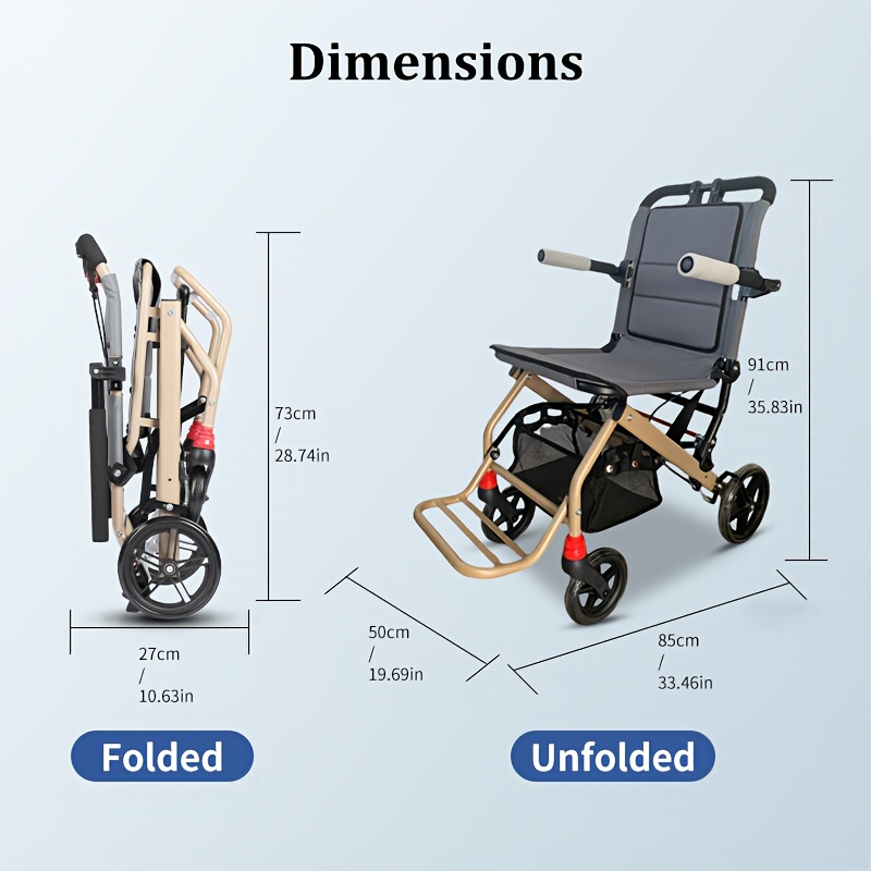 PERFCARE Lightweight and elegant mobility shopping cart with basket, chair and opening armrests, easy to carry and comfortable sitting experience, sturdy, smooth braking system, one-step folding and unfolding, luggage storage, suitable for travel - Image 2
