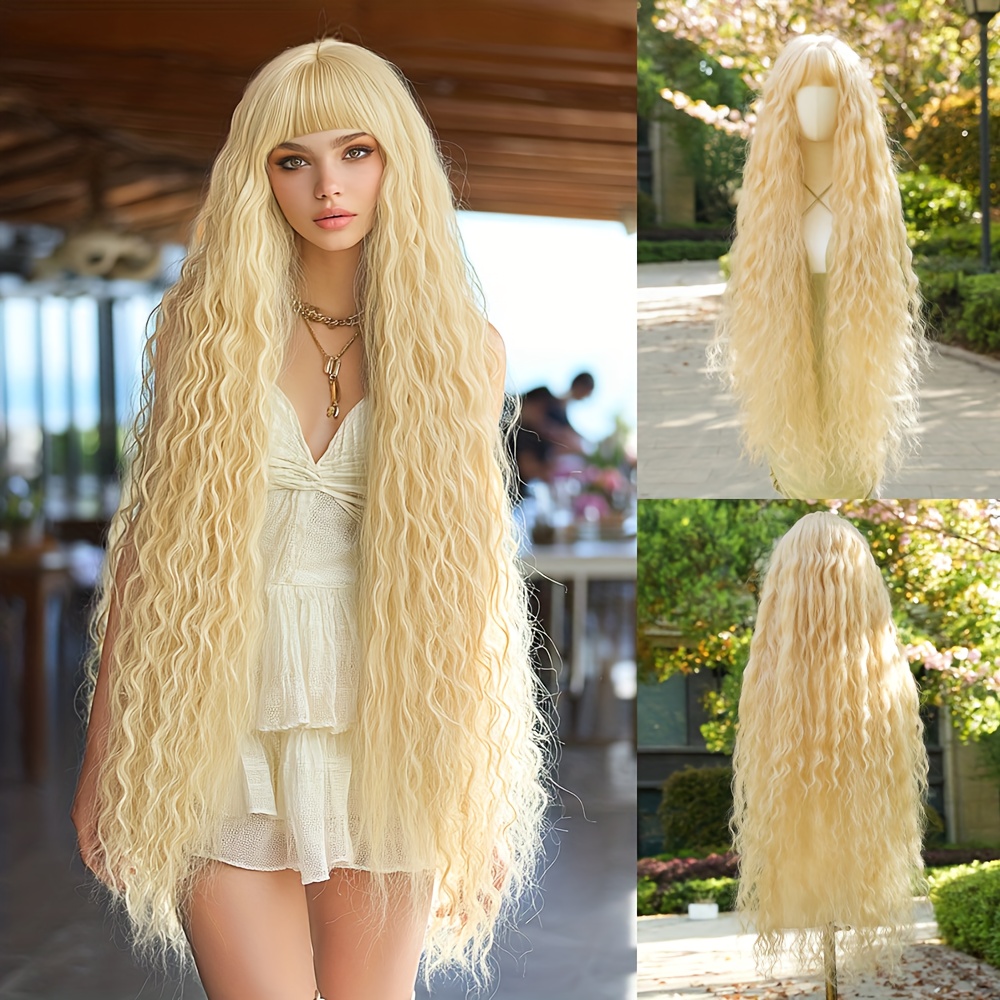 ?Cami 39” Blonde cosplay  long wig +NWT* 150cm / 59 main image 2