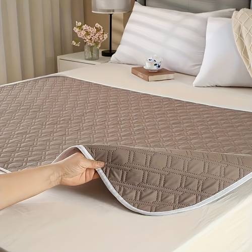 large size washable cotton incontinence pad for elderly teens menstrual use leakproof mattress protector non woven fabric with sizes and colors reusable essentials for seniors bedding protection quilted texture design waterproof mat