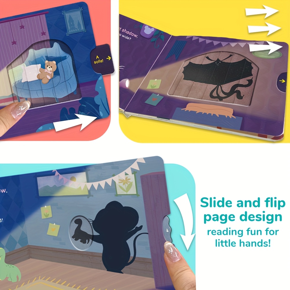 Mouse's Fear of the Dark Push-Pull Activity Book for Kids