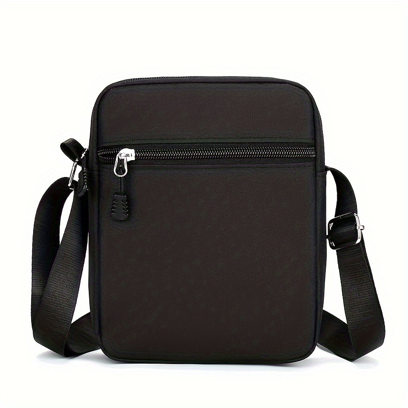 

1pc Men's Simple Small Crossbody Bag, Fashion Oxford Cloth Shoulder Bag, Trendy Mobile Phone Bag