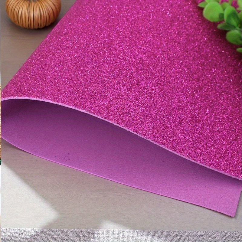 TEMU Thickened Large Sheet (48cm X 48cm) Options, Glitter Sheets, Iridescent Sponge Paper, Handmade Colored Foam Paper, Craft Creative Paper Cutting,