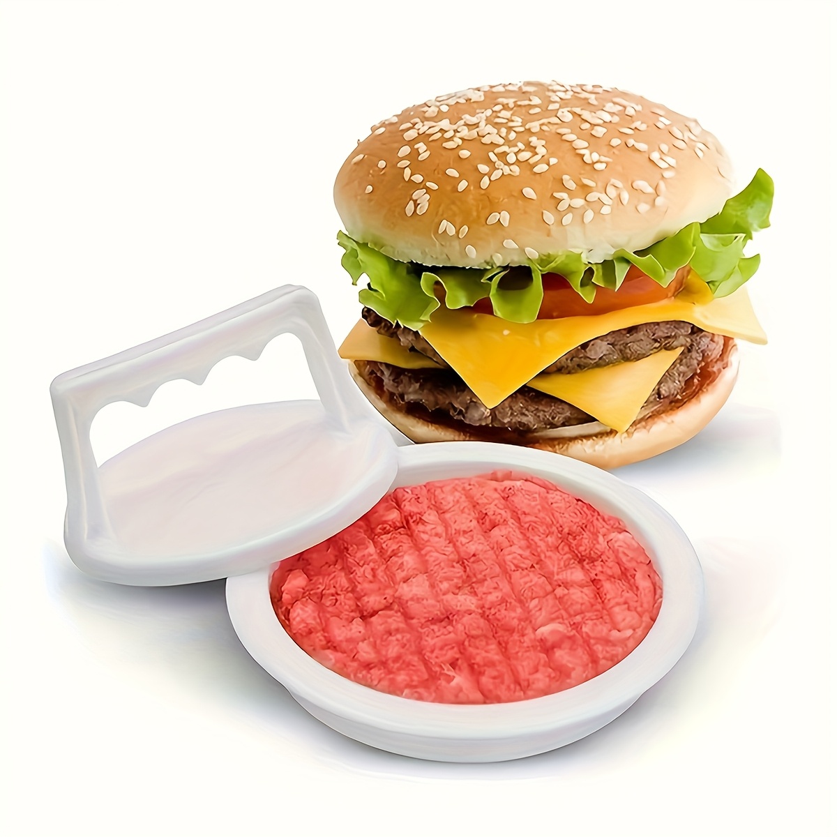 2pcs non   press kit ideal for cheese beef vegetable patties   bbqs and outdoor picnics kitchen gadget meat pies
