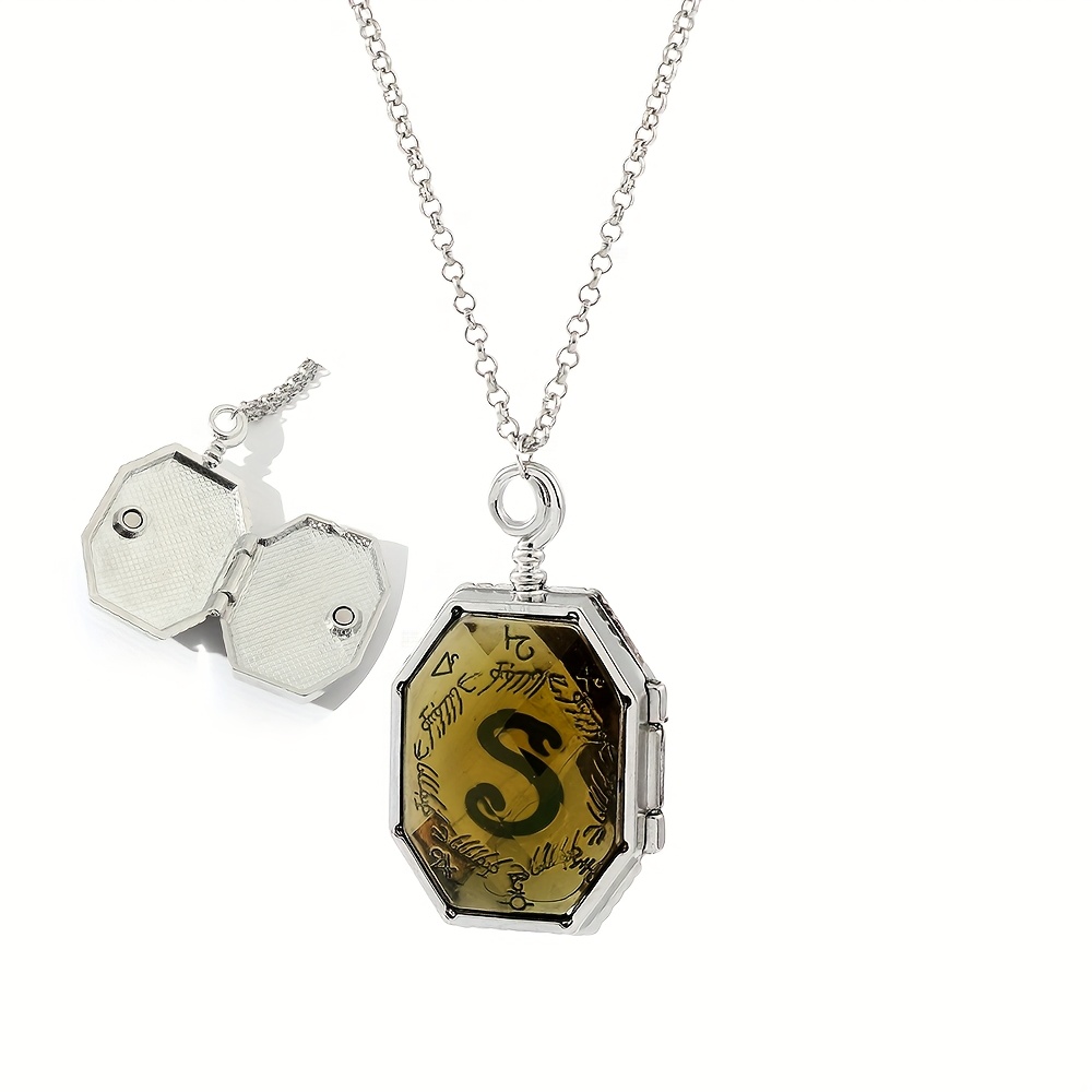 E-shop 1pv Salazar Slytherin's -Anhänger Halskette Cosplay Schmuck für Frauen, Geschenke für Teenager-Fans