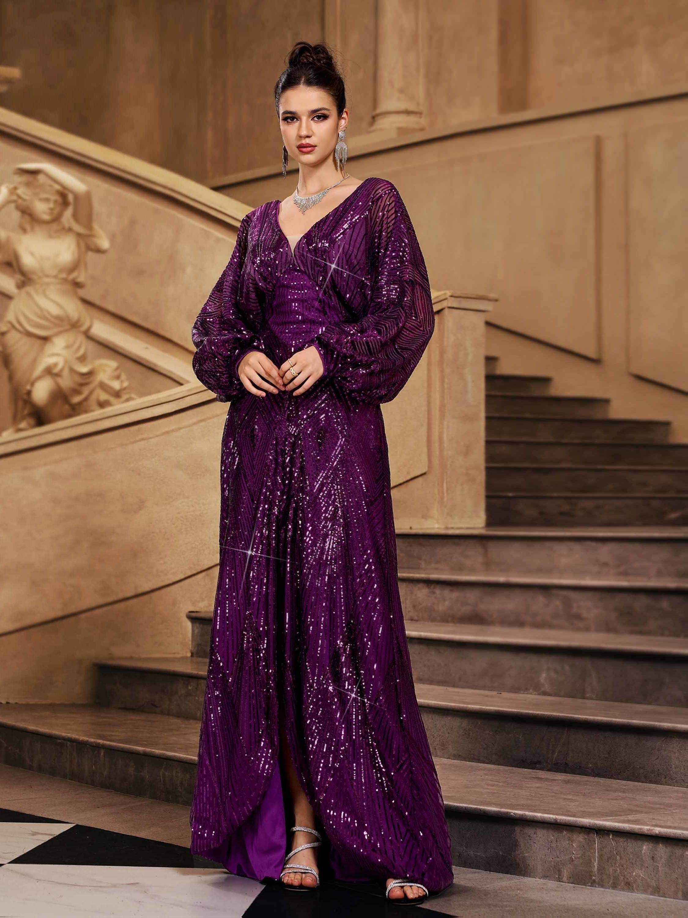 purple bridesmaid dresses