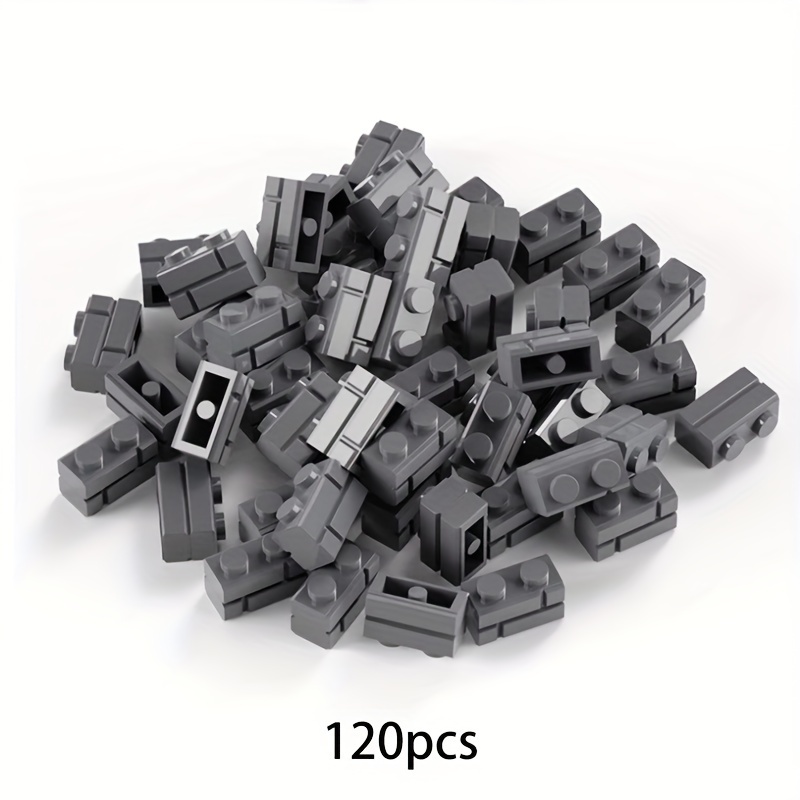 KIDNOAM Mixed ABS Building Blocks 1x2 Studless Interlocking Bricks Bulk Set