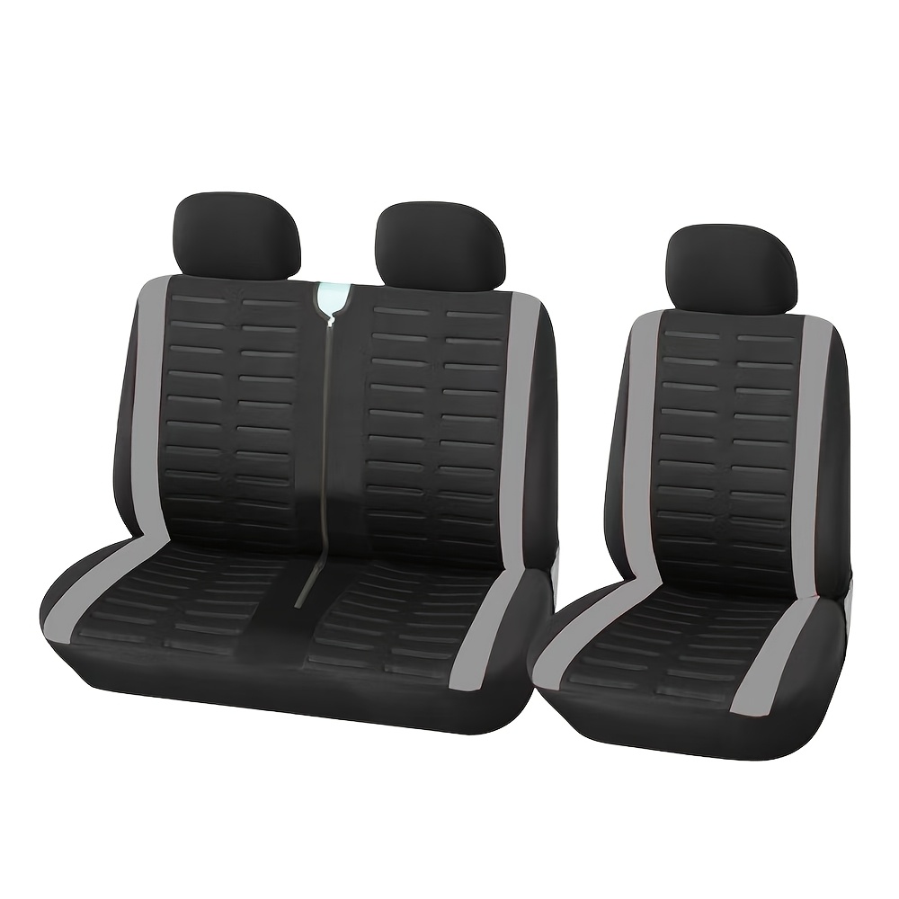 TEMU Fit Most Trucks Lorry Front Seat Covers Single Double Car Seat Covers For Single Driver And Double Passenger Seat 2 1 Seat Covers