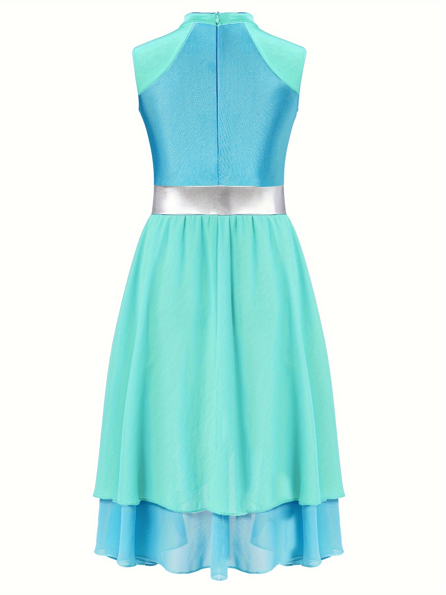 girls sleeveless liturgical praise dance dress color block - Temu Ukraine