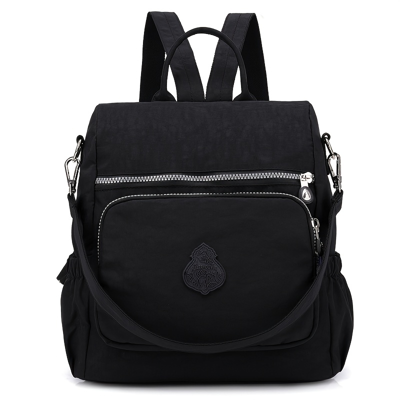 TEMU Multi-pocket Fashionable Women's Travel Backpack, Large-capacity Anti-theft Commuter Backpack, Lightweight And Versatile For Casual Use, Worn As