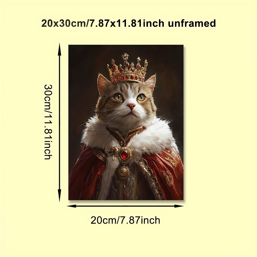 TEMU 2d Flat, 2d Flat, A Custom Pet Portrait, Portrait, Portrait, Custom Commander Pet Portrait, Animal Portrait Custom Poster