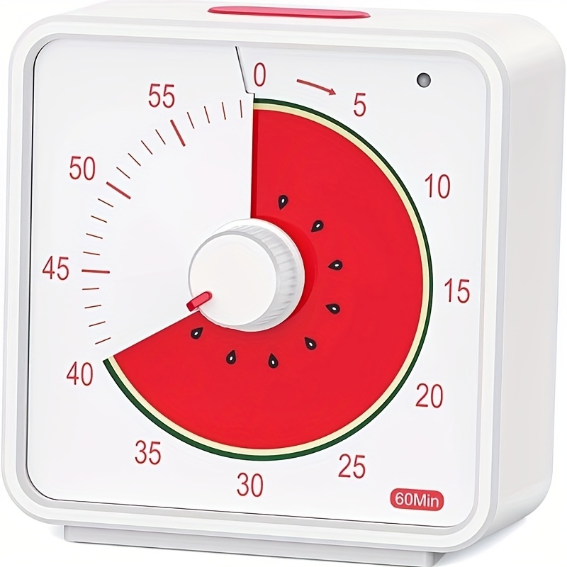TEMU Visual Timer For , Countdown Timer For Classroom & Kitchen, Desk Timer For Study, Tool For With Fruit Pattern