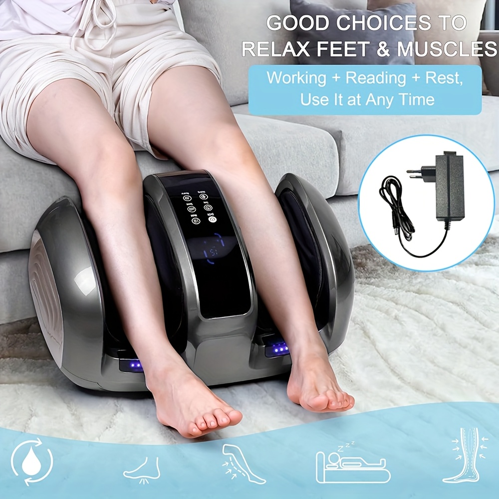 This 3D Acupressure Massage Device Features Heating, Kneading, And Compression Functions, Along with an Electric Massager. It Makes a Great Gift for at Home Or in The Office, And Is Suitable for Everyone, Regardless of Gender (IP20 for The Adapter).