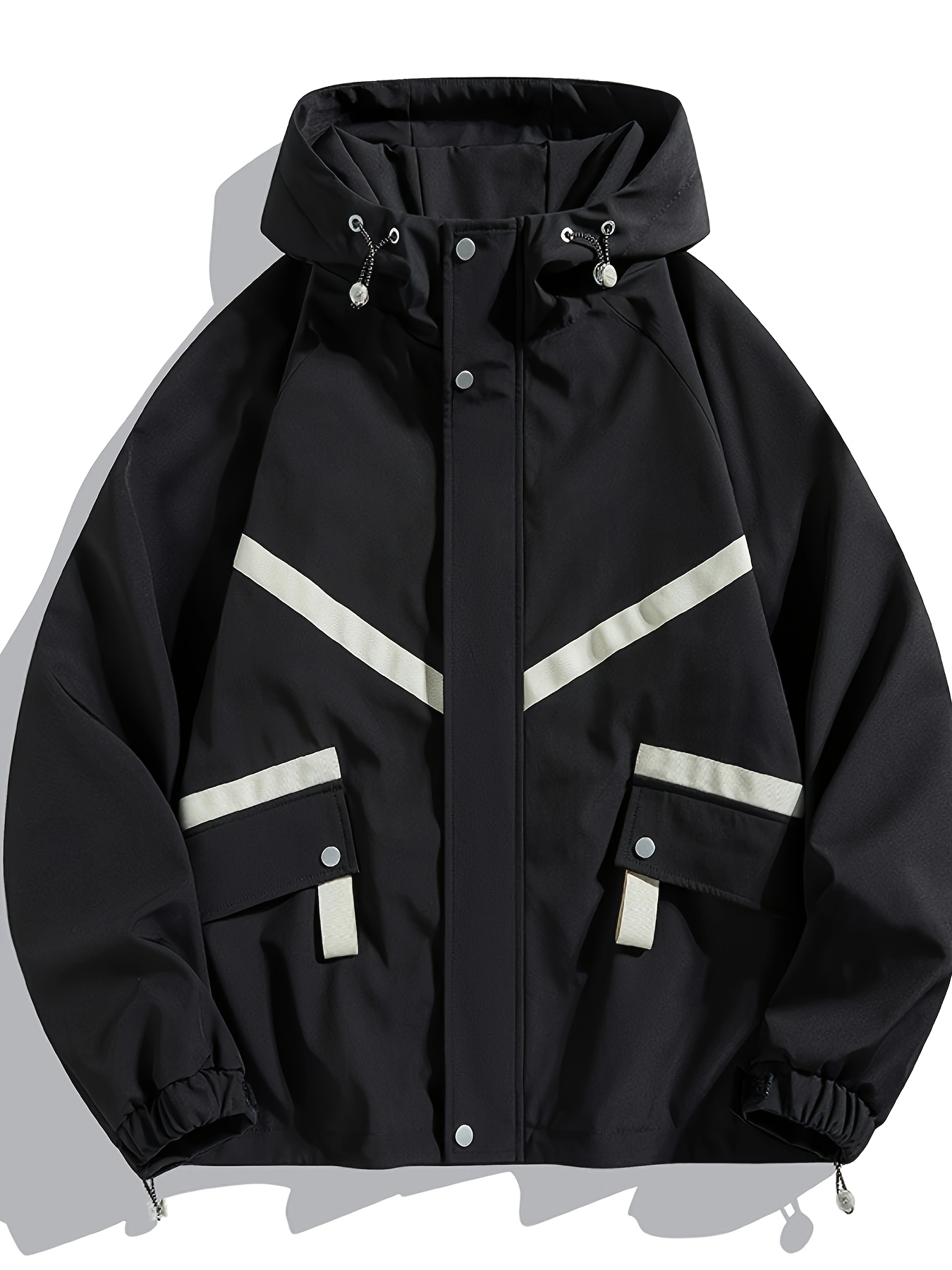 leichte windbreaker jacke kapuze herren beige schwarzen Temu Germany