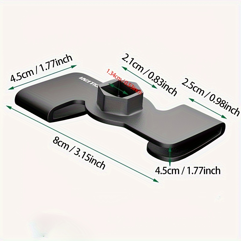 1pc Wollfan Universal Wrench Extension Adapter, 1/2 Inch Drive Socket Wrench Extension For Tight Spaces, Material, Mechanics Tool Accessory
