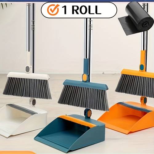 3 in 1 broom and dustpan set broom dust pan dustpan with long handle broom with dustpan broom and dustpan set for home dustpan comb broom with dustpan combo set