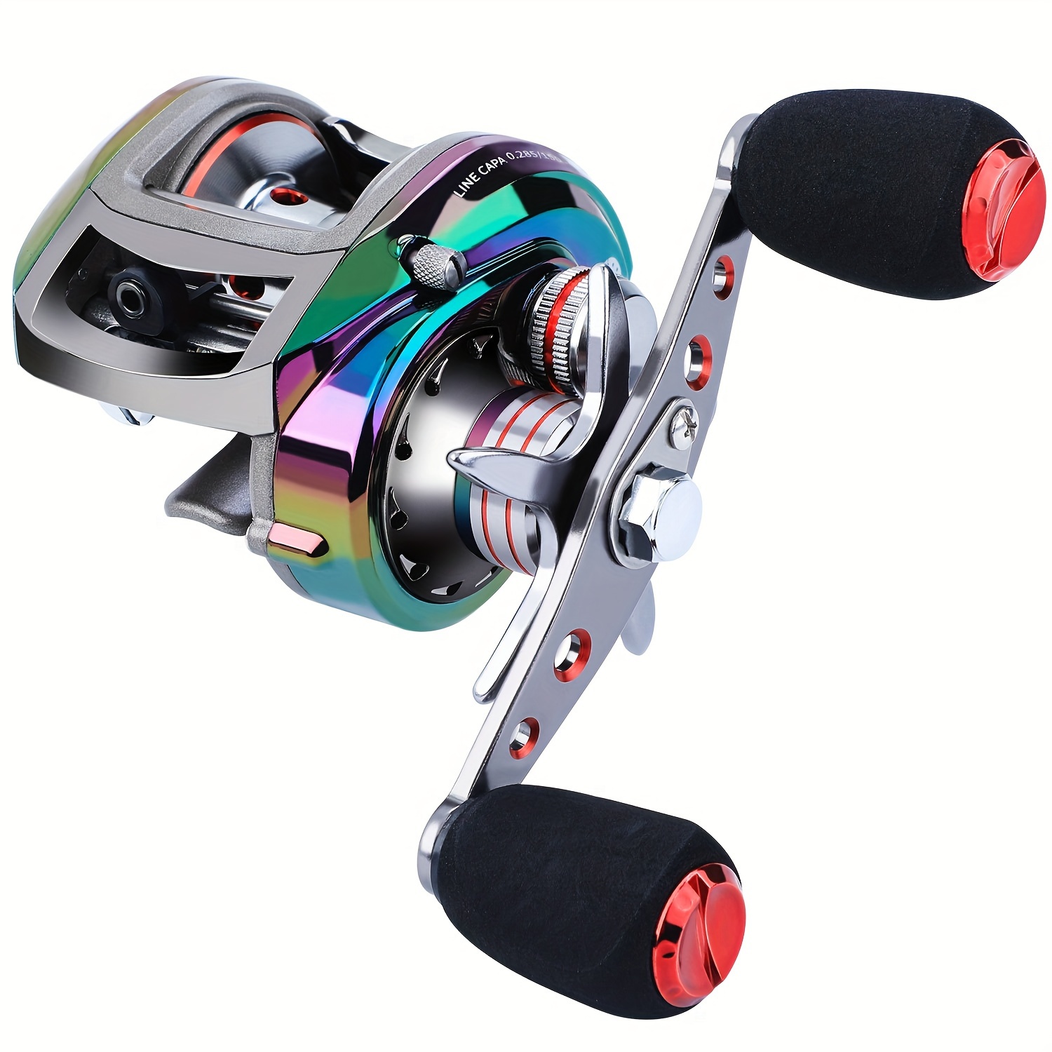 12+1bb Smooth Baitcaster Reel Brass Gear Dual brake System - Temu