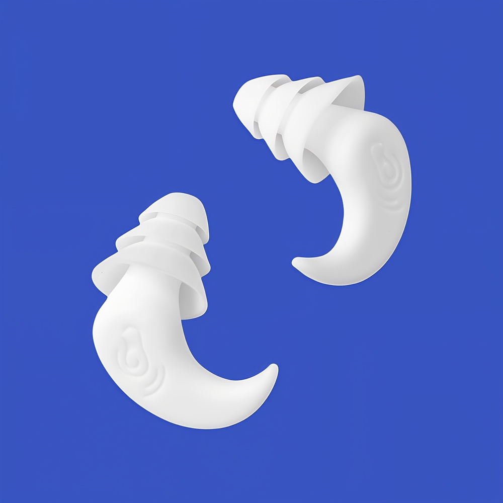 Soft Silicone Earplugs for Swimming and Travel