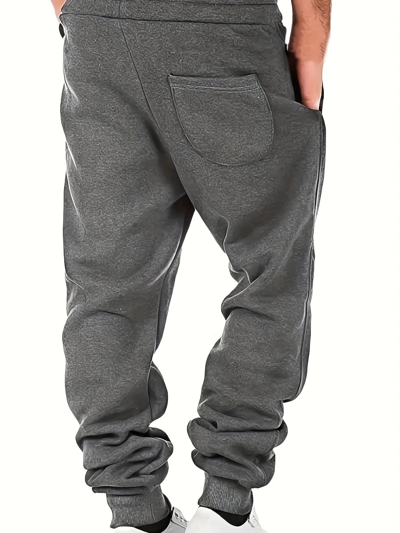 Pantalon Jogging Polaire Homme Hiver PASUDA - Chaud Thermique Taille Élastique Poches