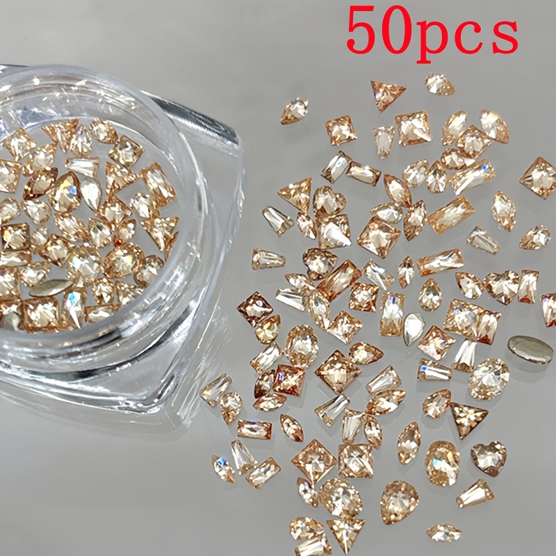 TEMU Nail Art Rhinestone Nail Supplies
