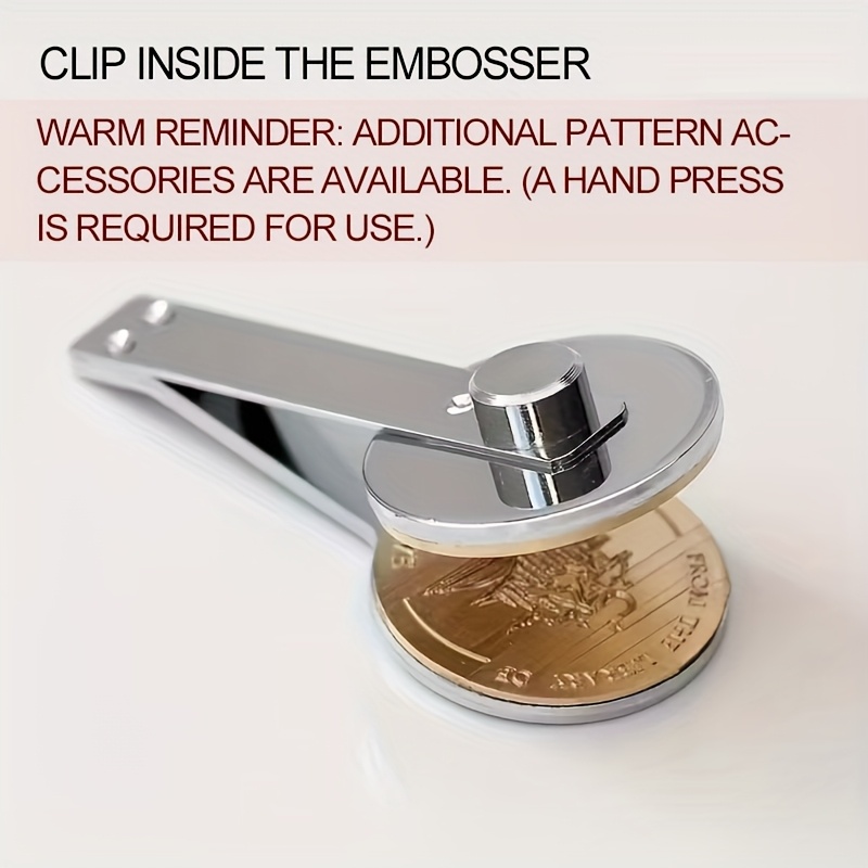 TEMU Personalized Custom Embossed Seals, Custom Logo Embossed Seals, Suitable For Holiday Invitations, Invitations, Books, Birthdays, And Other