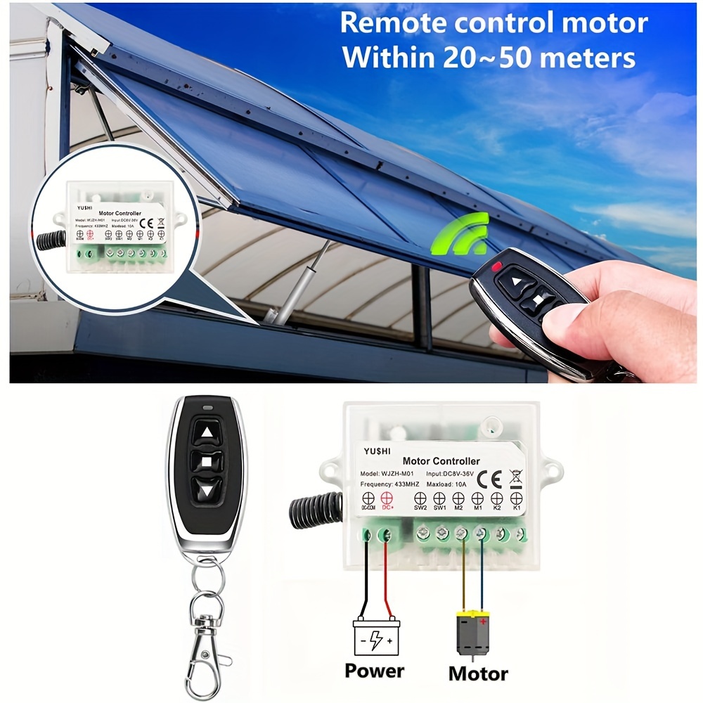 Remote Control DC Motor Controller - 12V-36V - TJR8XMW – SOOOQ