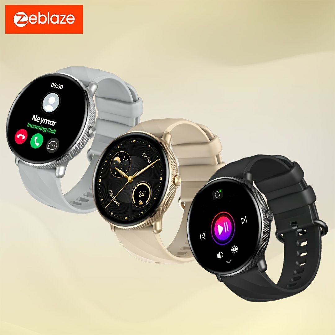 Zeblaze-reloj inteligente GTR 3 Pro para hombre y mujer, Smartwatch de  acero inoxidable 316L con Pantalla AMOLED, Fitness y bienestar, nuevo