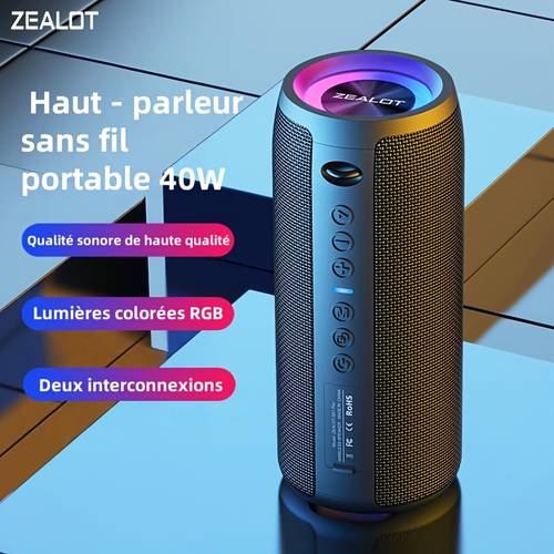 photo de l'article s51pro amplificateur fil 40w, enceinte avec son surround 3d, rgb colorées, jusquà 8 heures dautonomie, sd, usb, aux, fonction jumelage double. appels , compatible avec téléphones portables, , tv, ordinateur, adapté pour voiture, intérieur, danse, home