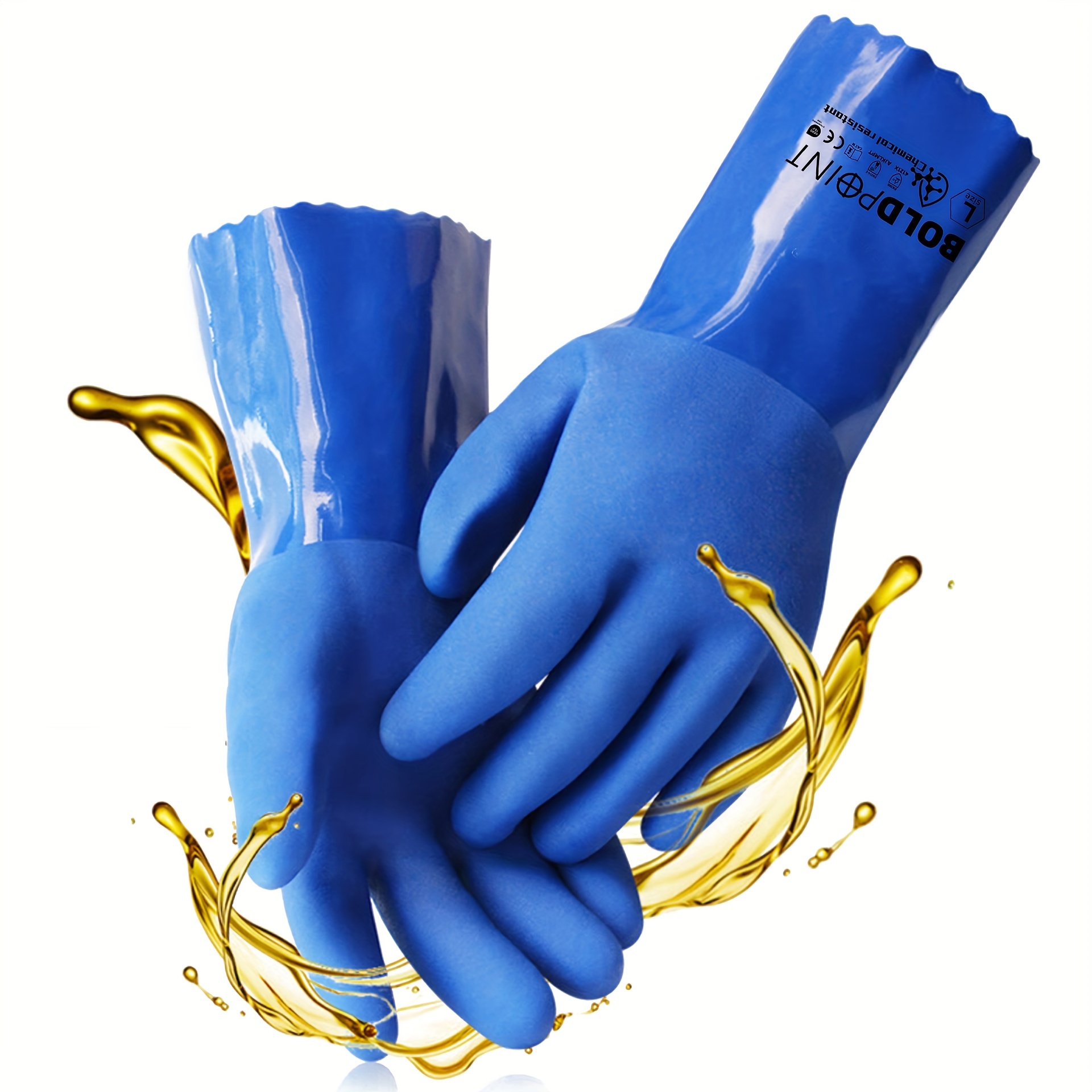 

1 Pvc Gloves, 12 Extended Gloves, -duty Gloves, , And Oil , ,