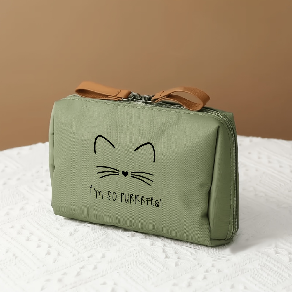 TEMU Borsa per trucco - 1 pz Pochette multifunzionale da donna, Mini borsa per rossetto da donna, Organizzatore da viaggio portatile, Adatta per