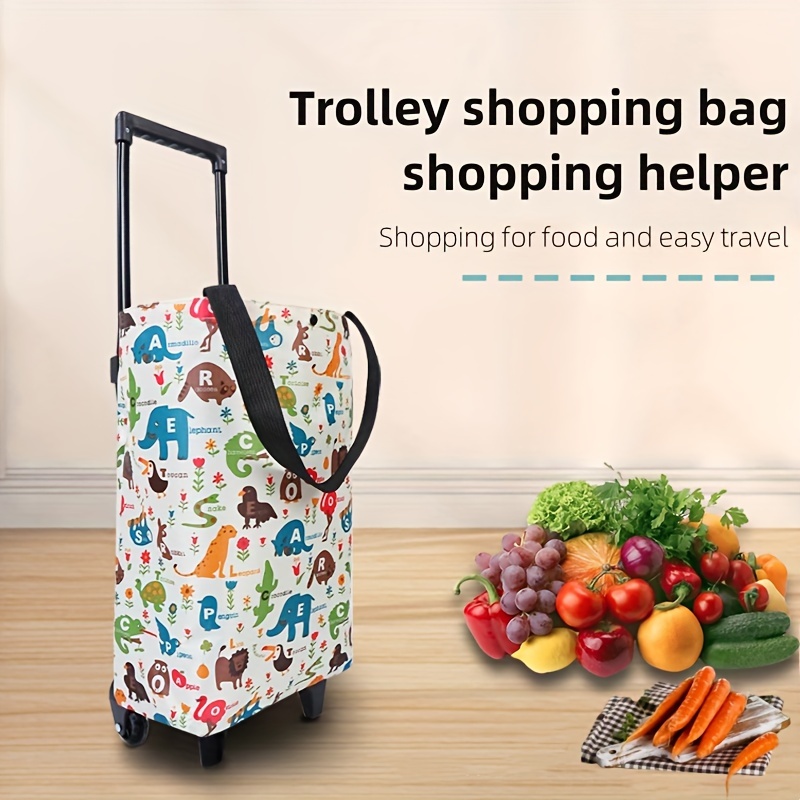 1pc Large-capacity Multi-functional Trolley Bag, Waterproof And Durable  Portable And Expandable Backpack