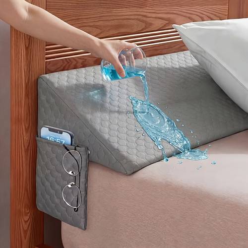 bed twin full queen king size pillows for sleeping bed filler mattress wedge headboard close the between your headboard or wall for sleeping backrest with removable cover allergenic mattress back soft support filling washable cover
