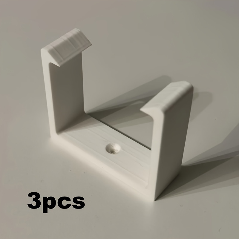 3pcs Socket Bracket, Makes Sockets Completely From View. Into Any Office Furniture, Manages Power Cords, Prevents Tangling