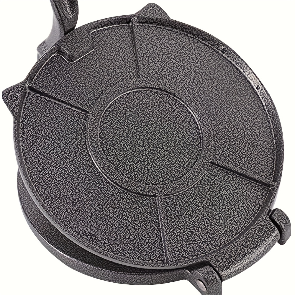 TEMU 8 Inch Tortilla Press Tortilla Maker Food Grade Aluminum Tortilla Dough Press For Flour Tortilla Pie For Home Kitchen (black)