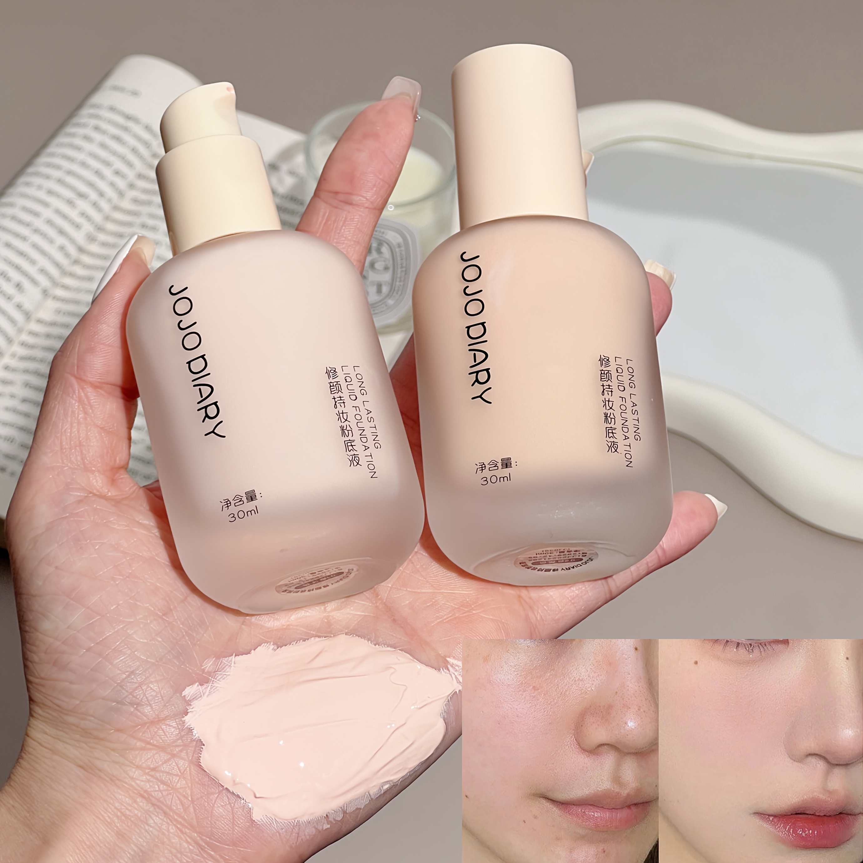 jojo diary liquid foundation natural light medium - Temu