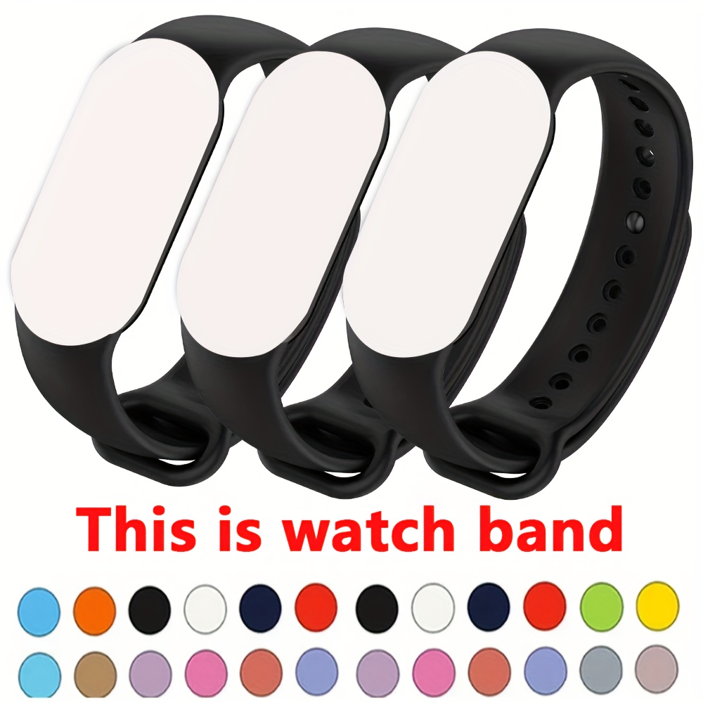 

3-pack Resin Bands Compatible With Xiaomi /9 - , Adjustable And Comfortable Wristbands With Tang , No Battery