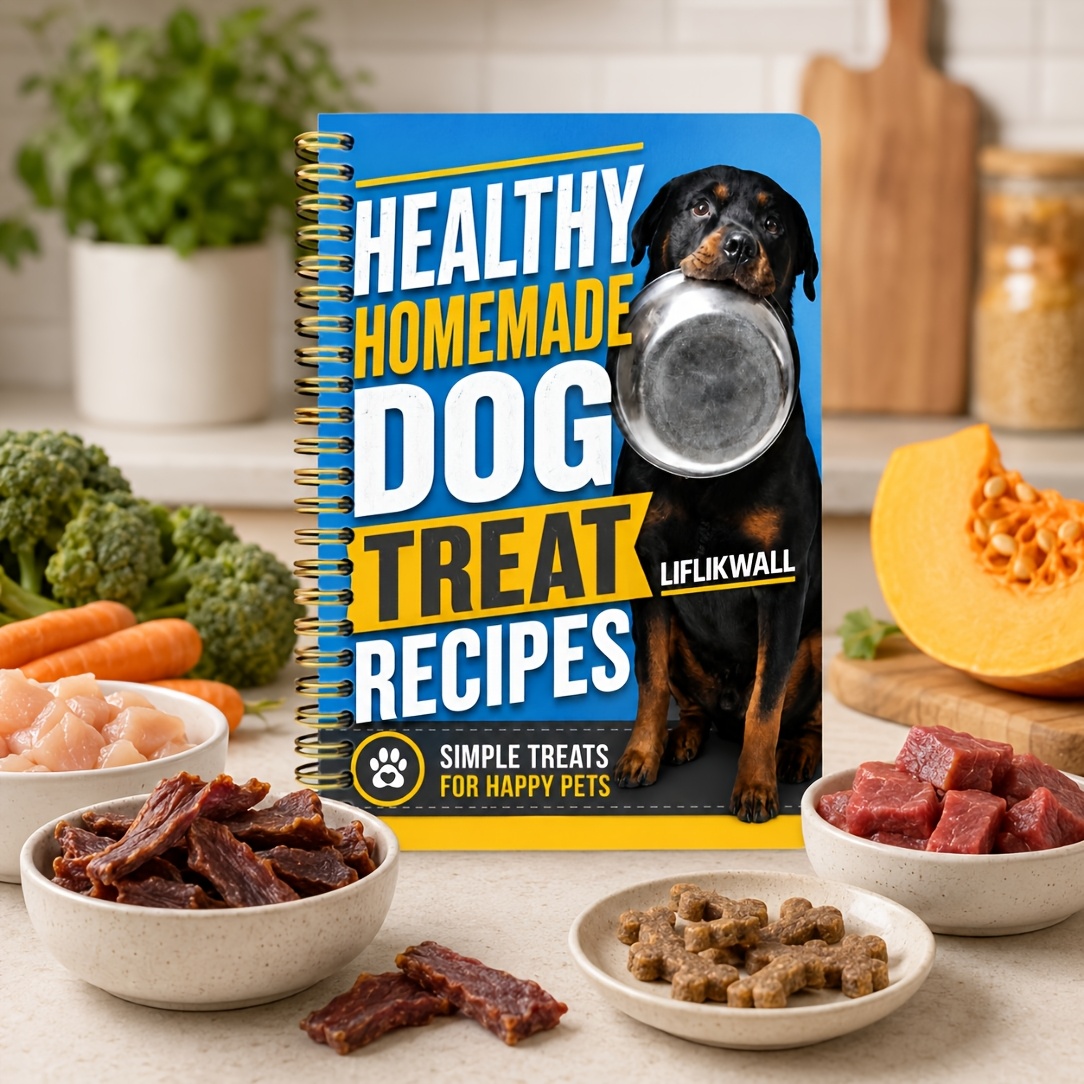 TEMU Homemade Dog Food Notebook, English Version, Dog , Low-cost Homemade Treats Log, Organization, , For Home Use, For Pet Owners, , And Dog Lovers,