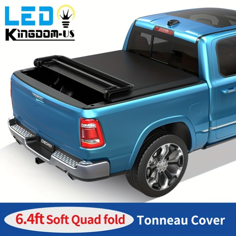 TEMU Yintatech Soft - Fold Tonneau Cover Built For 1500/ 2500/ 3500 2002- 2023 Truck Beds For Models W/ O Box